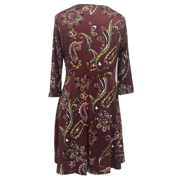 NYCollection Petite Knotted Front Zipper Neck Detail Dress NWT Sz LP - Picture 5 of 11